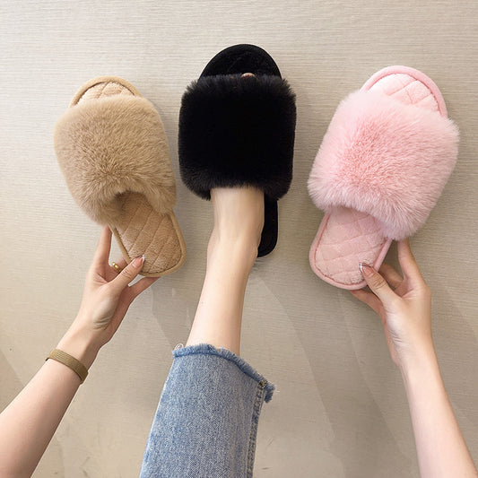 Fuzzy Fashion Slippers