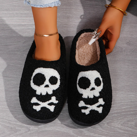 Halloween Skull Slippers