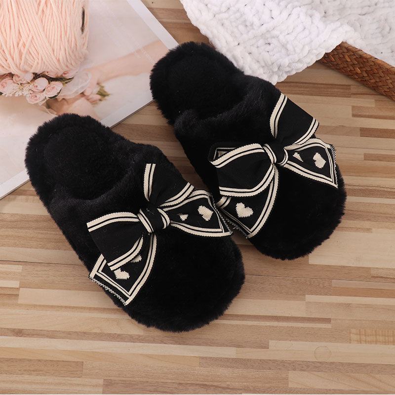 Clouded Ribbon Slippers