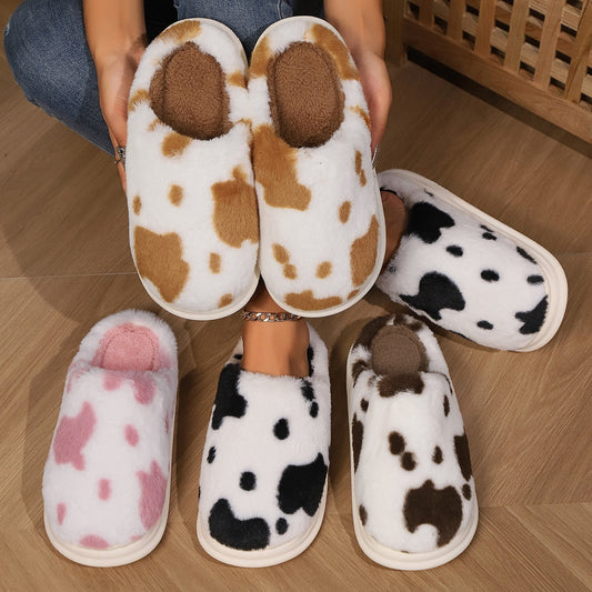 Cute Cow Spotted Slippers