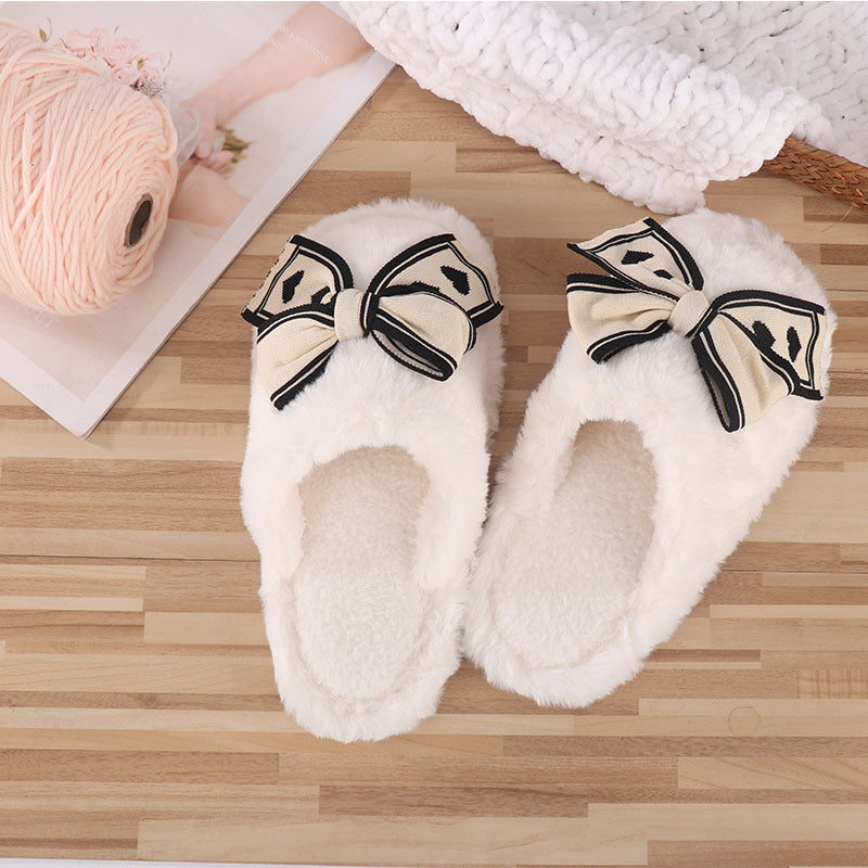 Clouded Ribbon Slippers