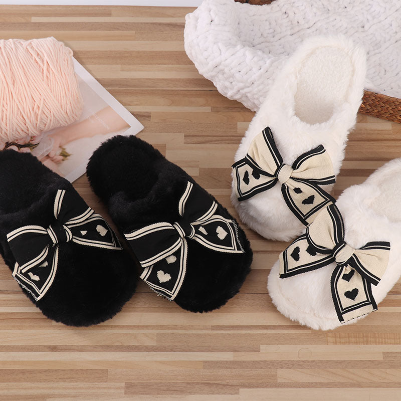 Clouded Ribbon Slippers